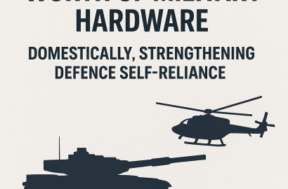 India Procures ₹1.2 Lakh Crore Worth of Military Hardware Domestically, Strengthening Defence Self-Reliance