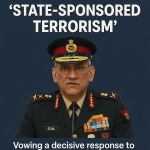 Indian Army Chief Issues Stern Warning to Pakistan on “State-Sponsored Terrorism”