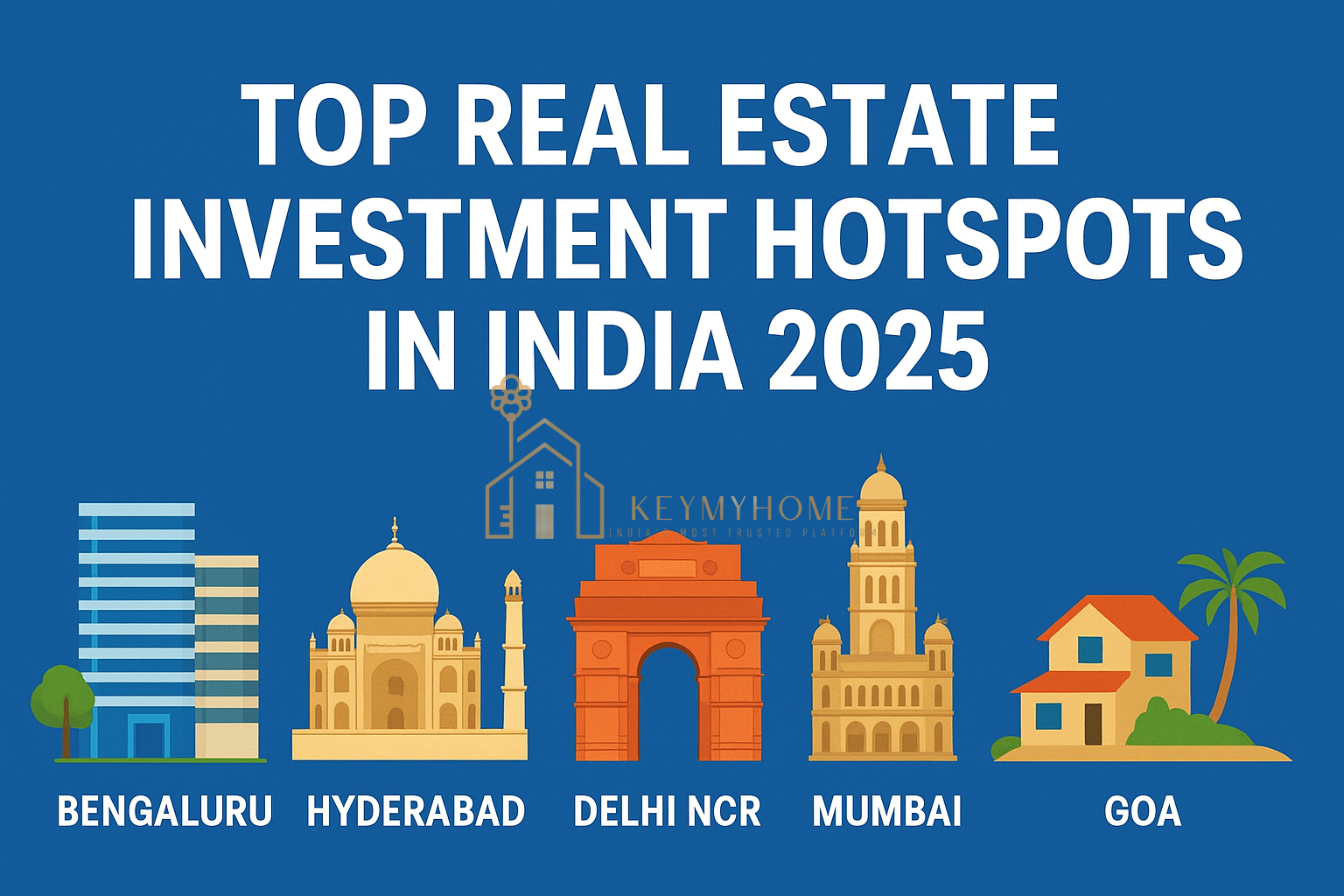 Top Real Estate Investment Hotspots In India 2025 Keymyhome