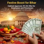 Festive Boost for Bihar: Cabinet Approves 3% DA Hike for Employees and Pensioners